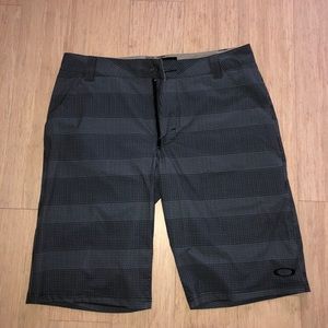 Men’s Oakley Dark Blue/Grey Swim Trunks